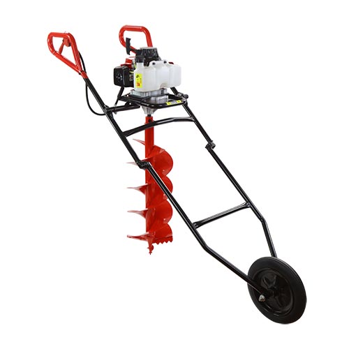 63 Cc Hand Push Earth Auger with trolly 