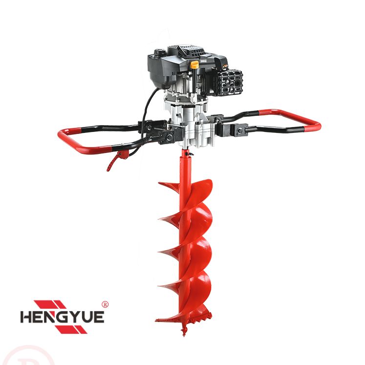 Reverse function 225CC 4 Stroke Engine Power Earth Auger with foldable handle 