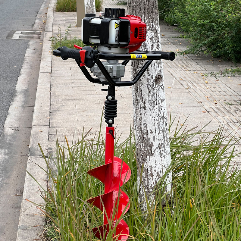 new design 1 Man Operate hand push Earh Auger Buy 52cc 1 man operate