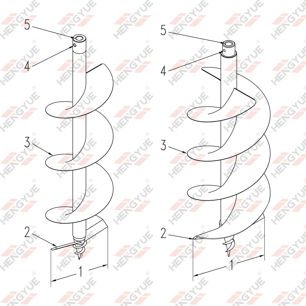 Quality & Middle range , Popular earth auger bits 