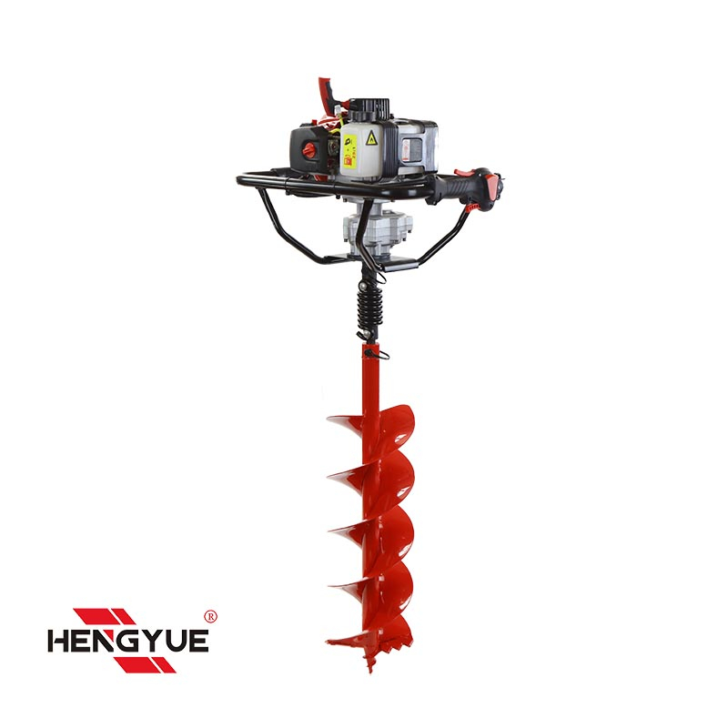 52cc 2 Stroke Engine Powered hand push Earth Auger with 4 inch 6 inch 8 inch auger bits Buy